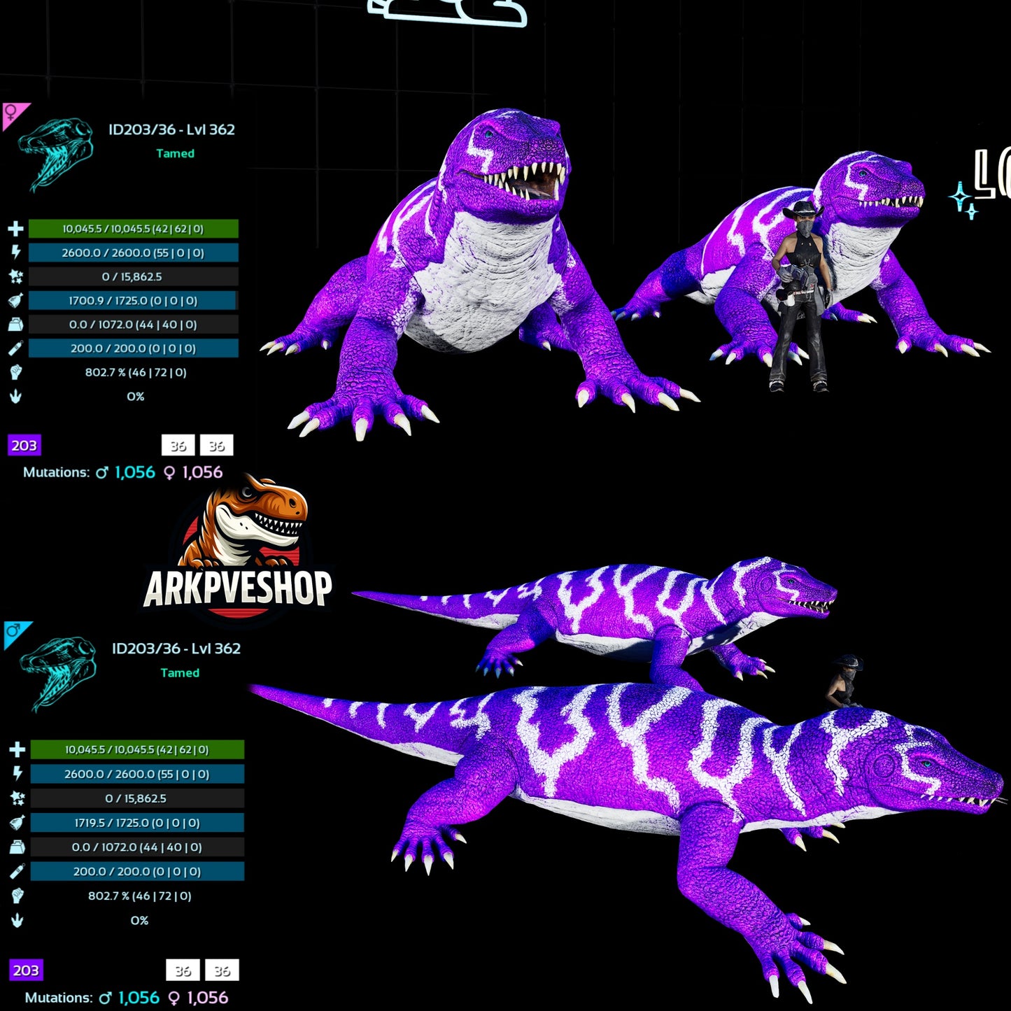 Megalania 362Lvl toxin utility