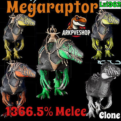 Megaraptor Colour 1366.5% Melee Clone
