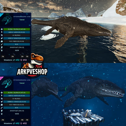 Mosasaurus  25056Hp 2416.8%melee Imprinted