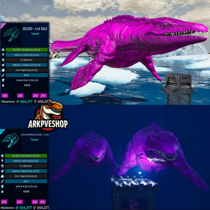 Mosasaurus 25056Hp 2416.8%melee Imprinted