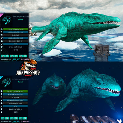 Mosasaurus 25056Hp 2416.8%melee Imprinted