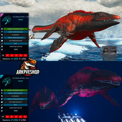 Mosasaurus 25056Hp 2416.8%melee Imprinted