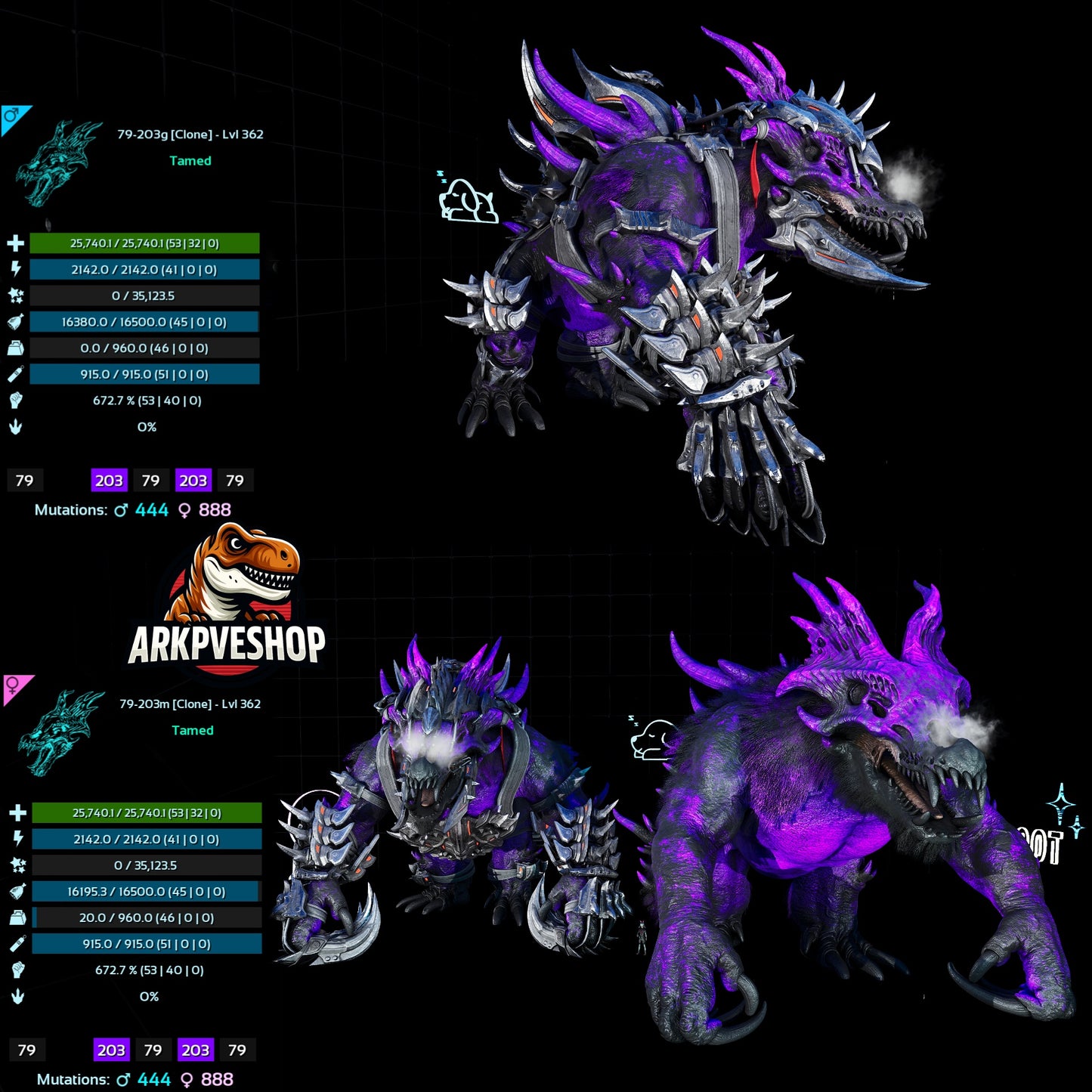 Ossidon 362 Lvl Max Clone
