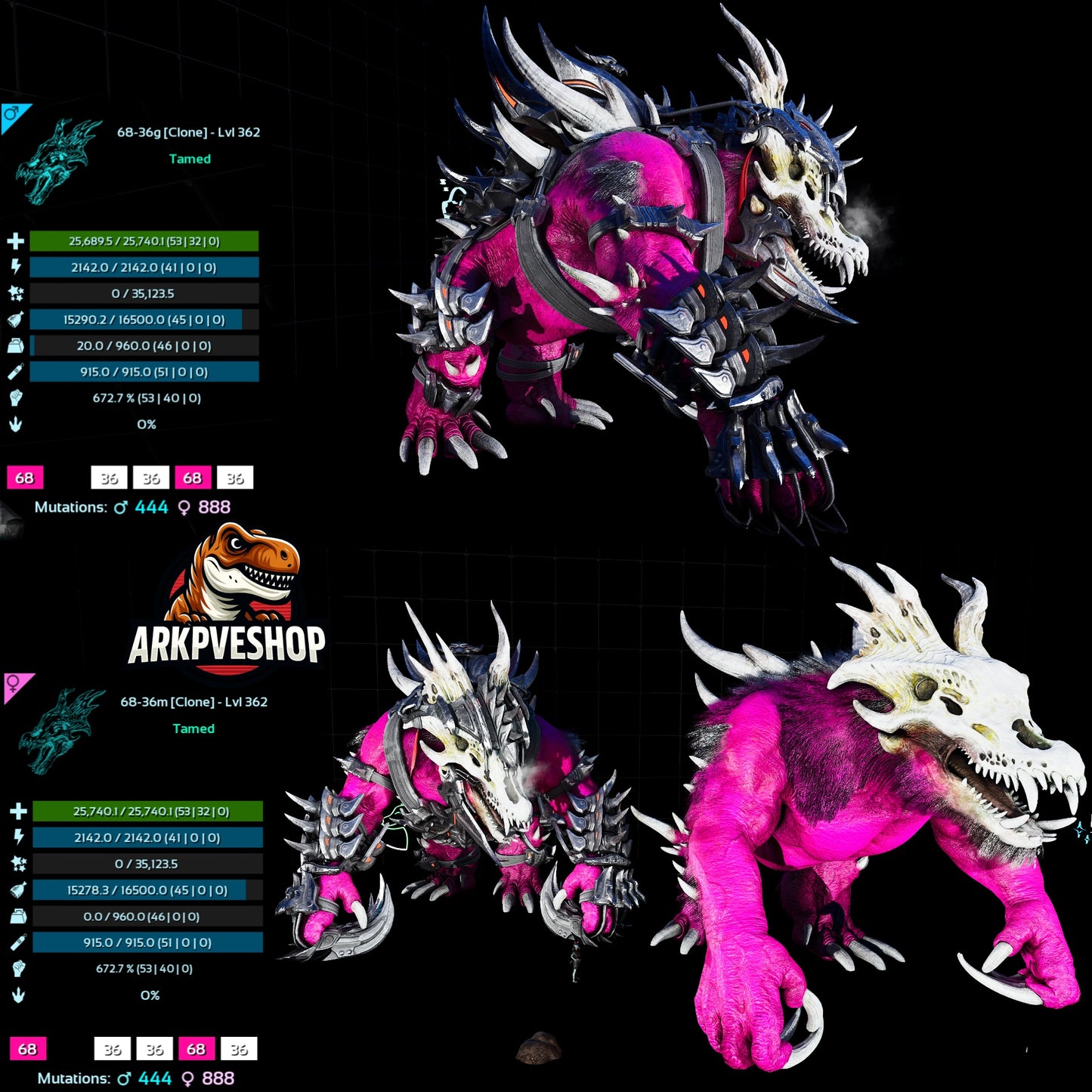 Ossidon 362 Lvl Max Clone