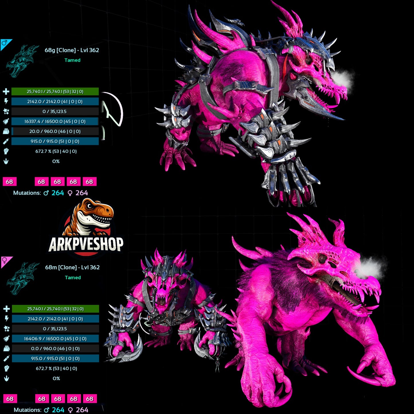 Ossidon 362 Lvl Max Clone