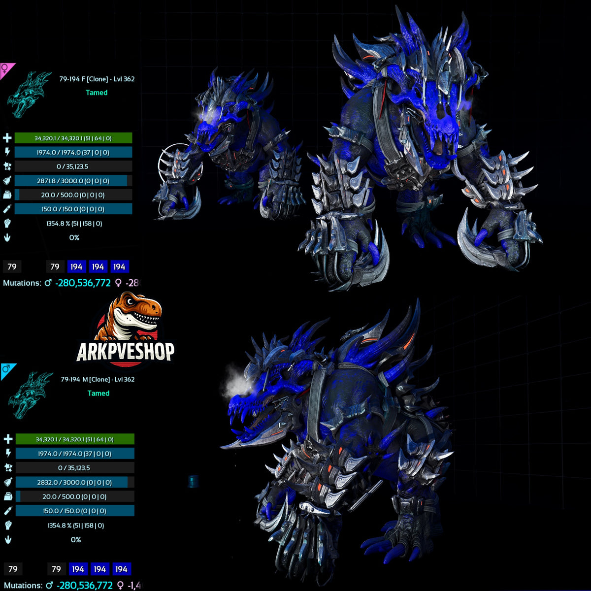 Ossidon 362Lvl 1354.8%Melee Clone