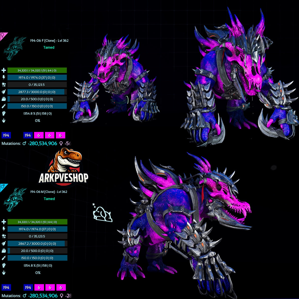 Ossidon 362Lvl 1354.8%Melee Clone