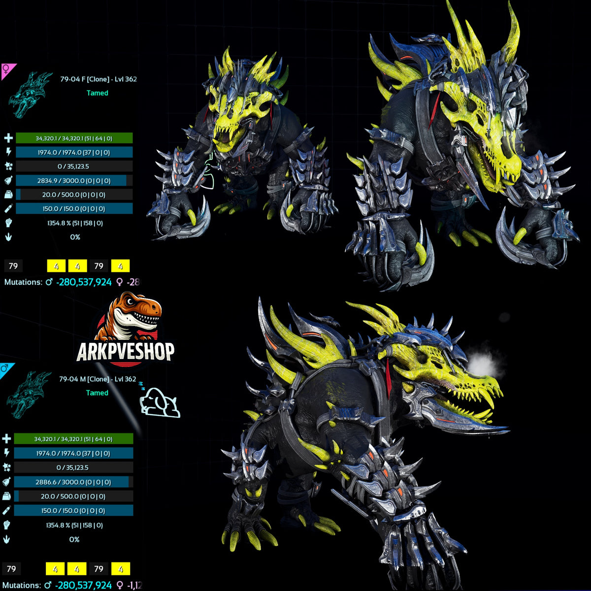 Ossidon 362Lvl 1354.8%Melee Clone