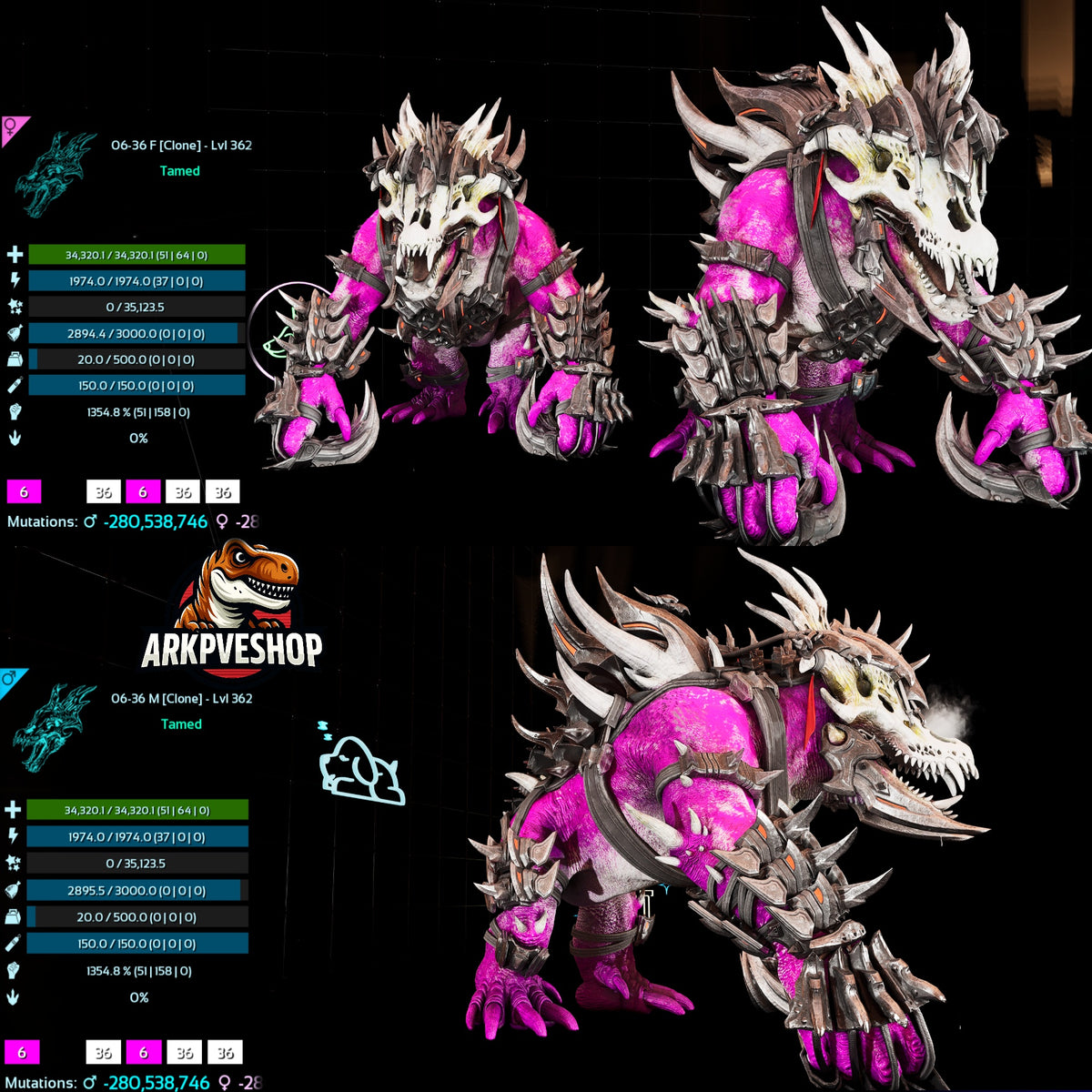 Ossidon 362Lvl 1354.8%Melee Clone