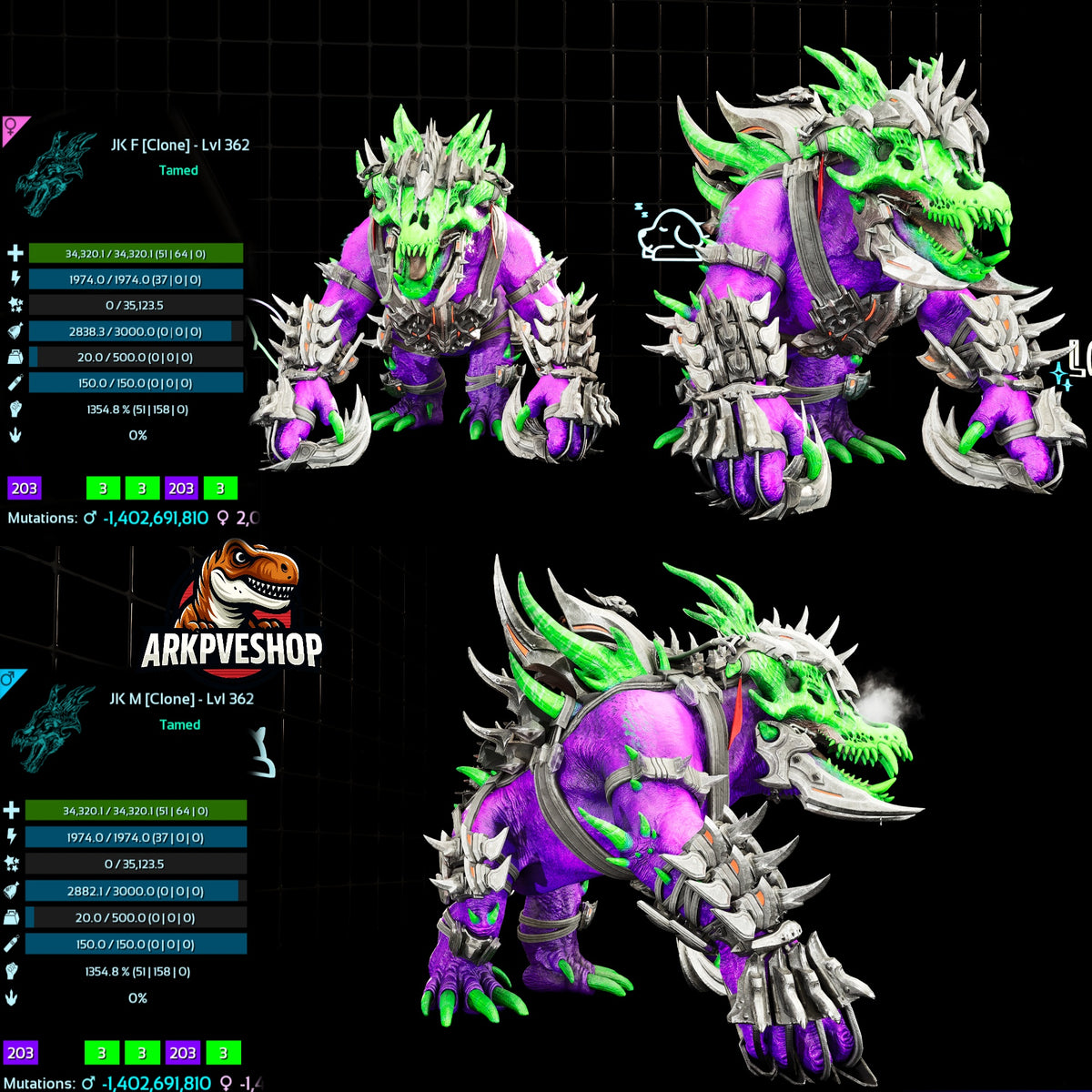 Ossidon 362Lvl 1354.8%Melee Clone