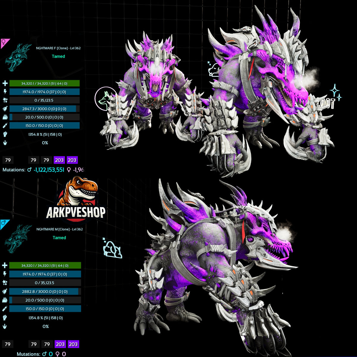 Ossidon 362Lvl 1354.8%Melee Clone