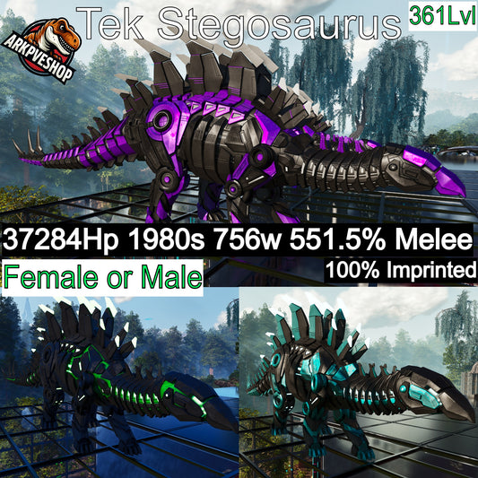 Tek Stegosaurus Imprinted 361Lvl
