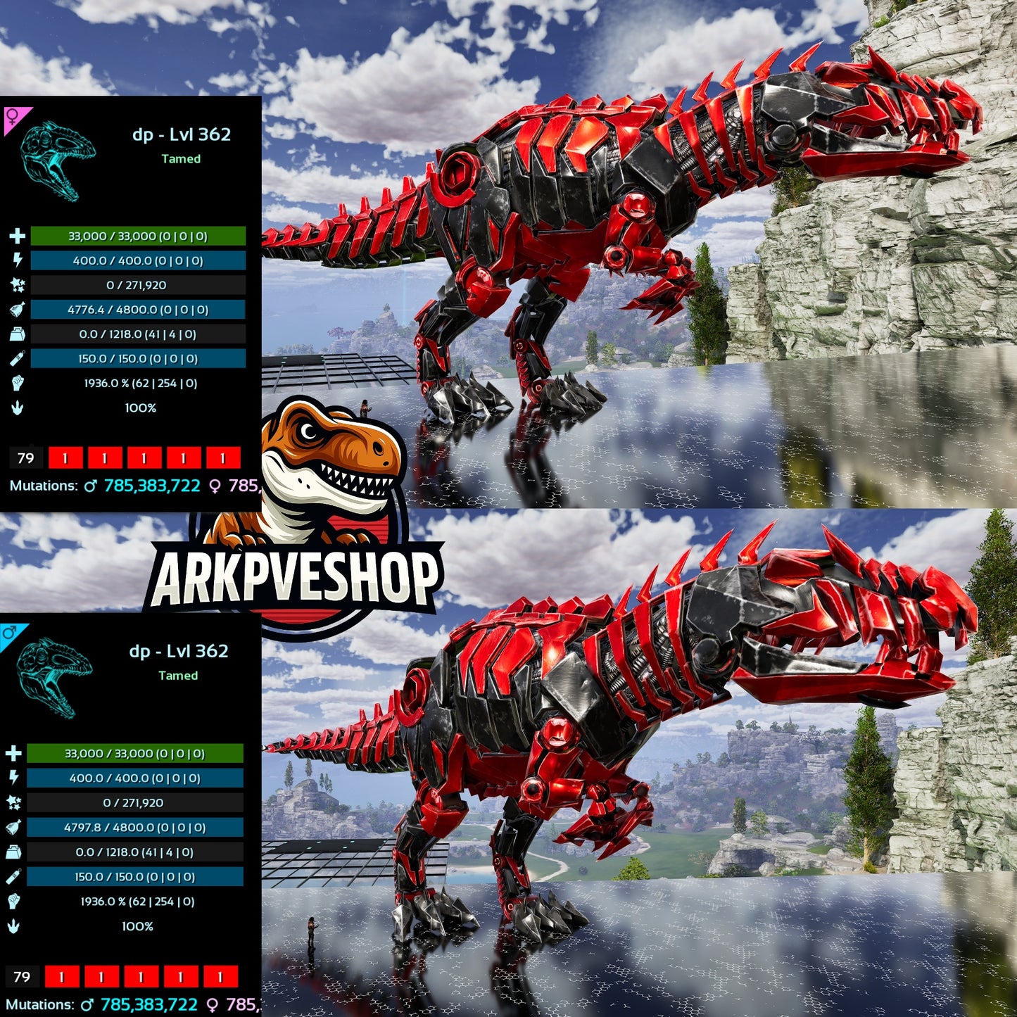 Tek Giganotosaurus 1936melee (Imprinted)