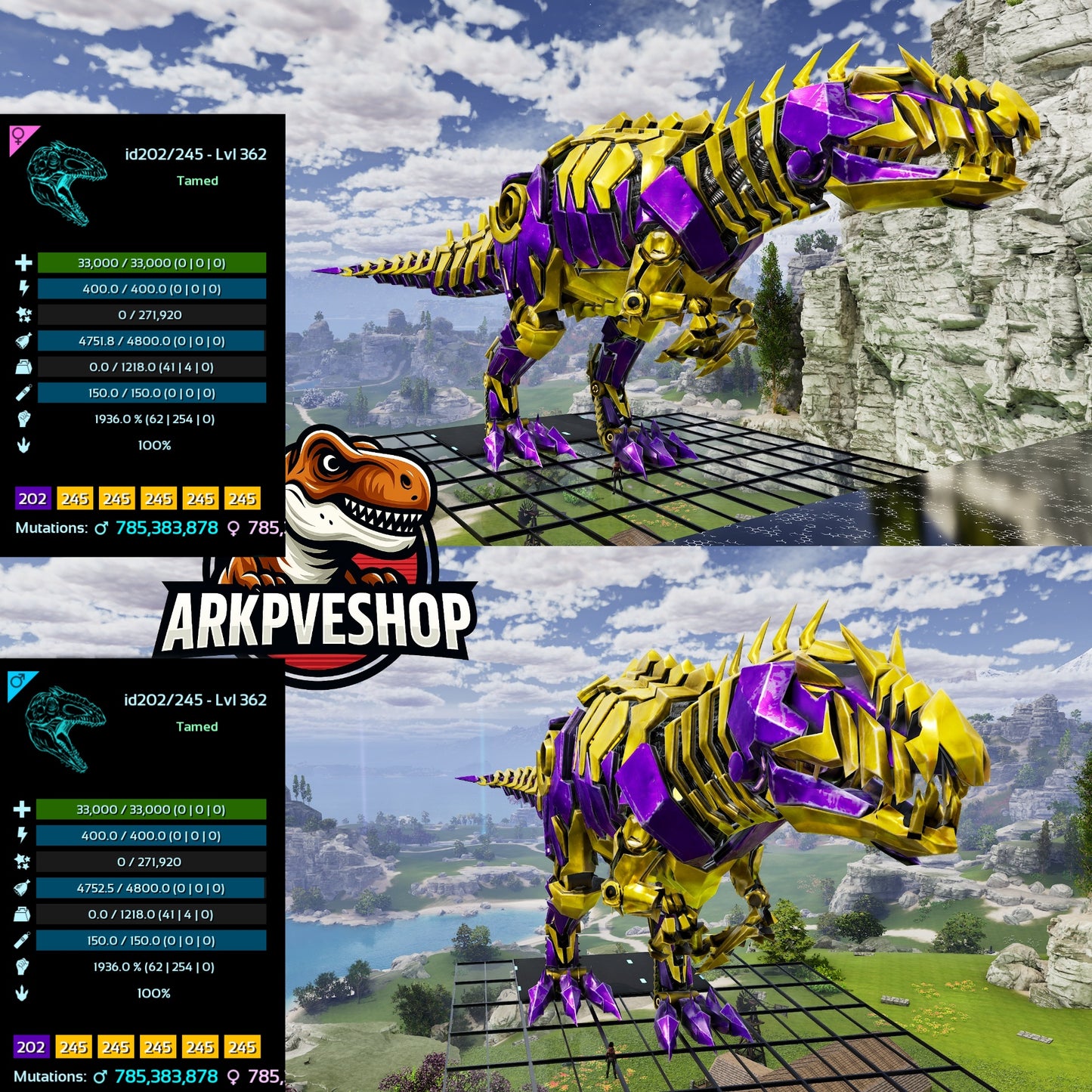 Tek Giganotosaurus 1936melee (Imprinted)