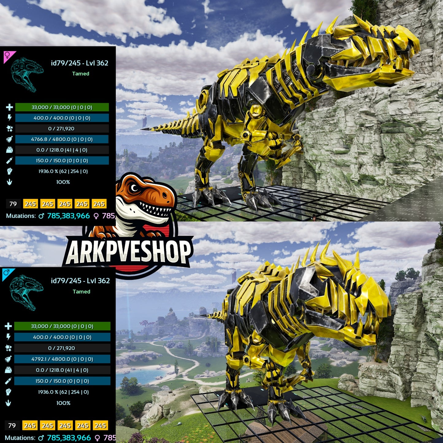 Tek Giganotosaurus 1936melee (Imprinted)