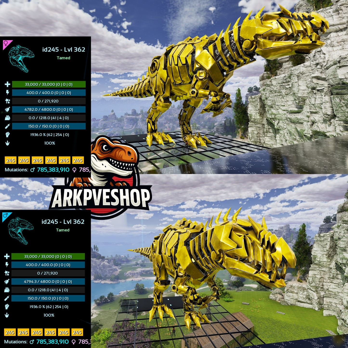 Tek Giganotosaurus 1936melee (Imprinted)