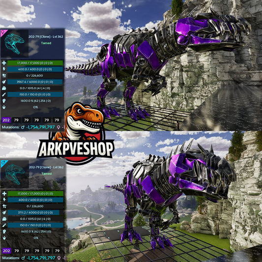 🏷️ Tek Giganotosaurus Clone 1600Melee 🏷️