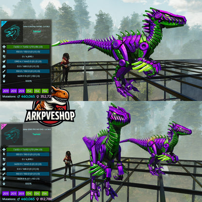 Tek Raptor 7632Hp 1609Melee