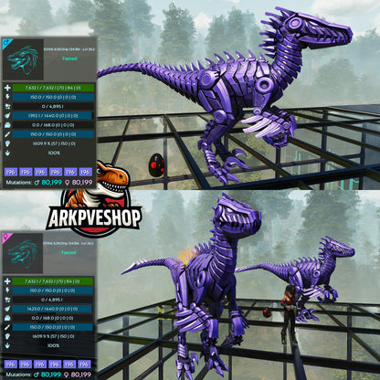 Tek Raptor 7632Hp 1609Melee