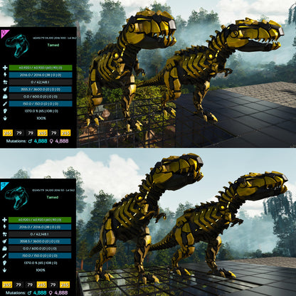 🏷️ Tek Rex 1370%Melee imprinted 🏷️