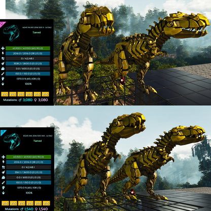 🏷️ Tek Rex 1370%Melee imprinted 🏷️