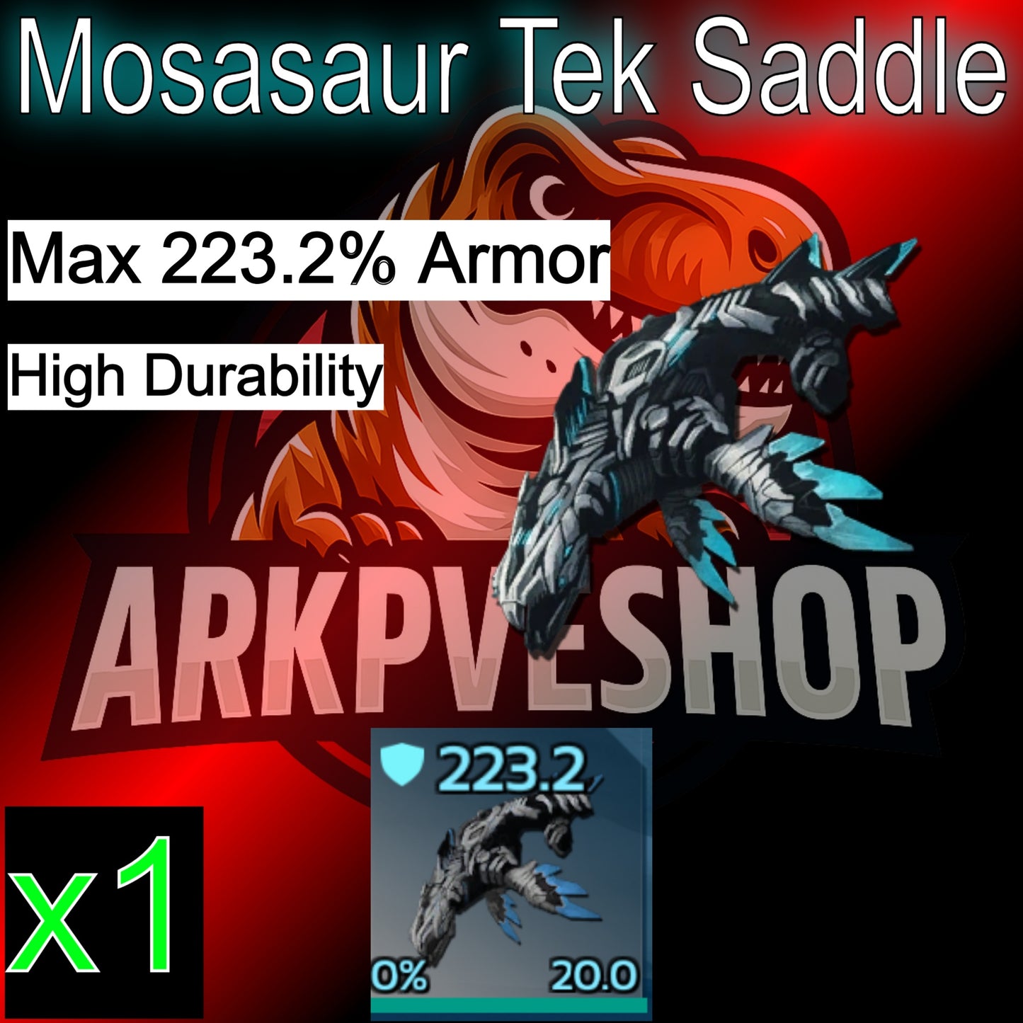 Tek Saddle max 223.2 Armor