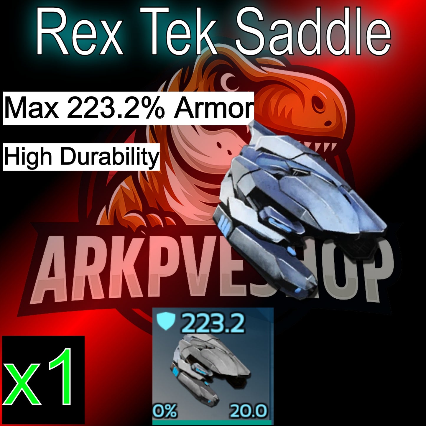 Tek Saddle max 223.2 Armor