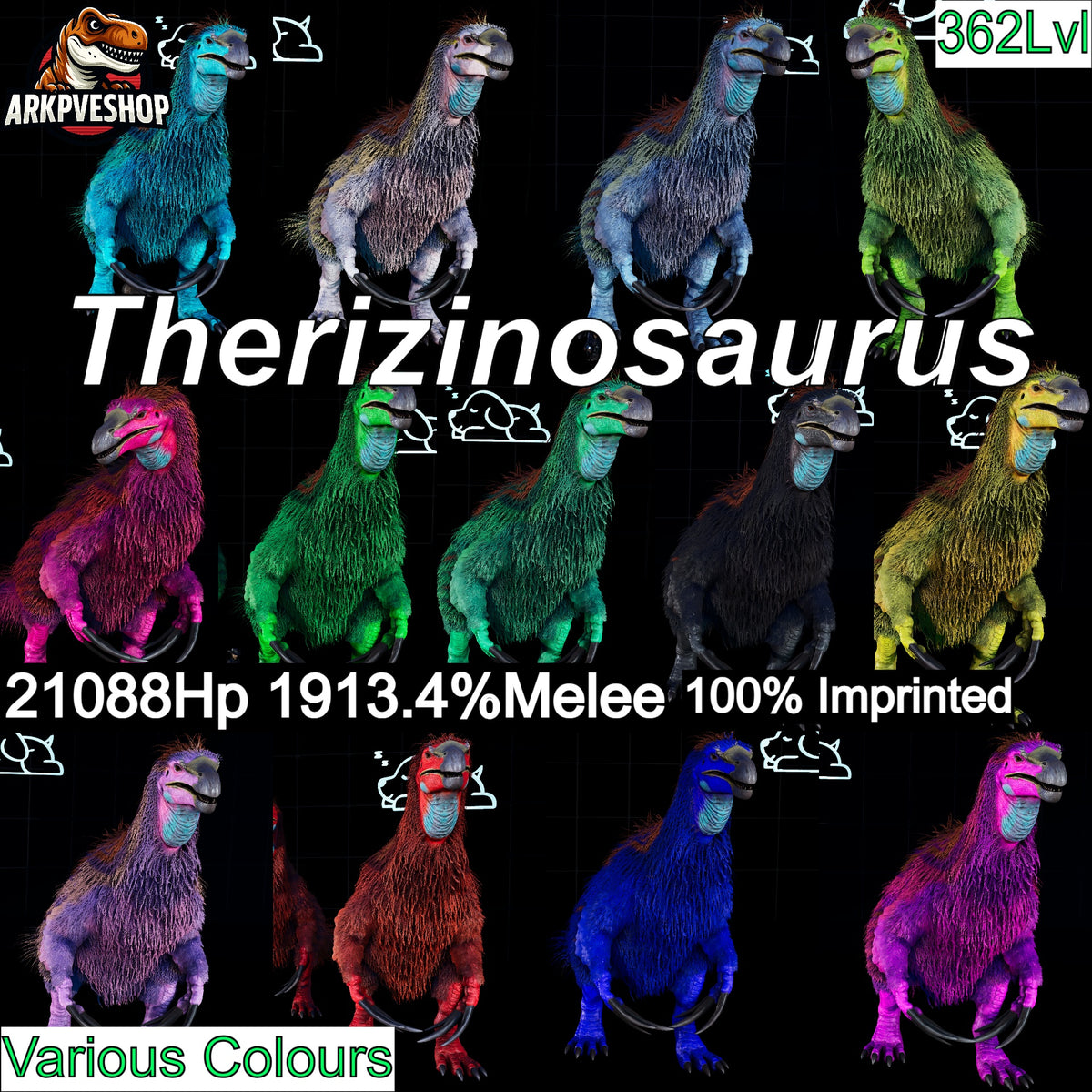 Therizinosaurus / Theri 1913Melee Imprinted
