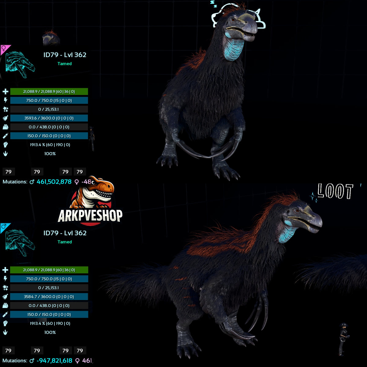 Therizinosaurus / Theri 1913Melee Imprinted