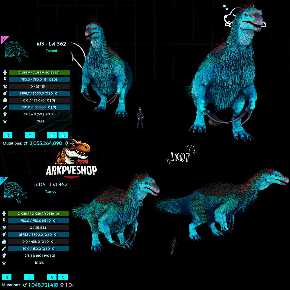 Therizinosaurus / Theri 1913Melee Imprinted