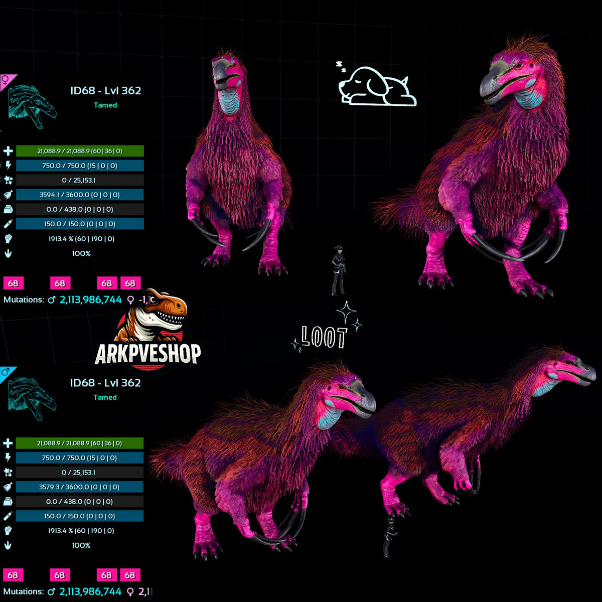Therizinosaurus / Theri 1913Melee Imprinted
