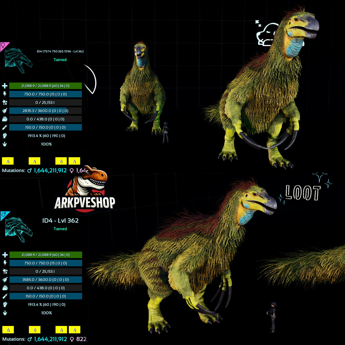 Therizinosaurus / Theri 1913Melee Imprinted