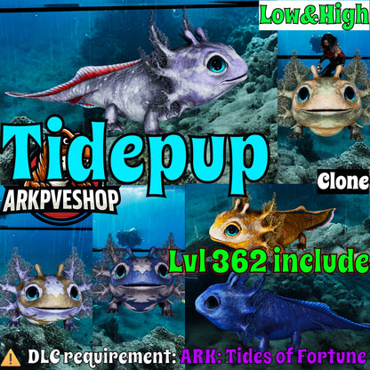 Tidepup clone High Low Lvls Genesis