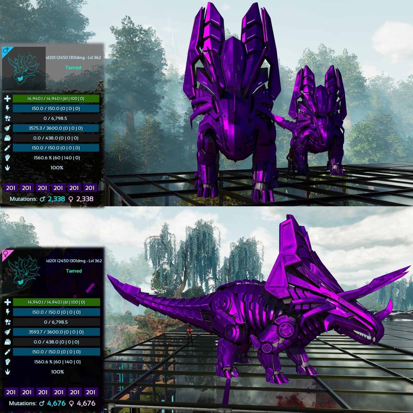 Tek Triceratops Trike 14.940HP 1560.6%m Imprinted