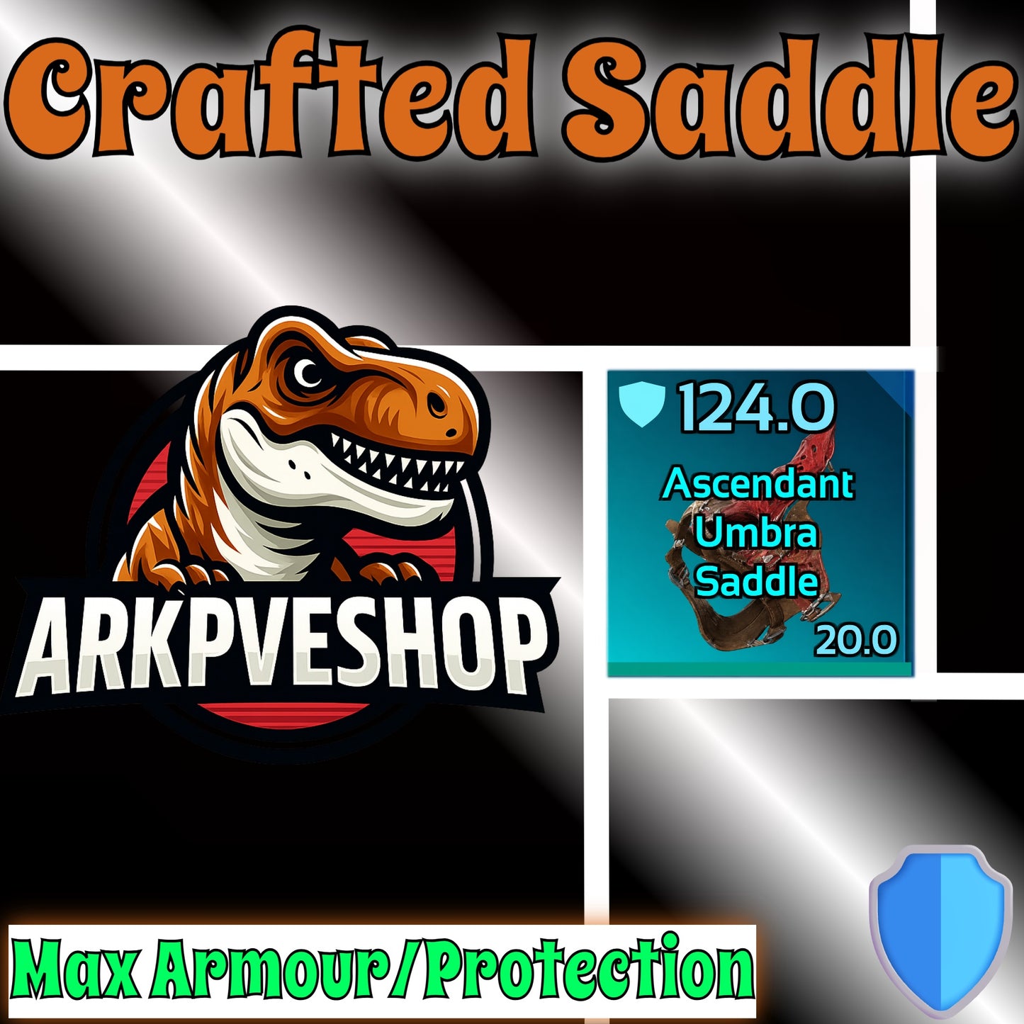 Crafted Saddles Max Armour, Protection