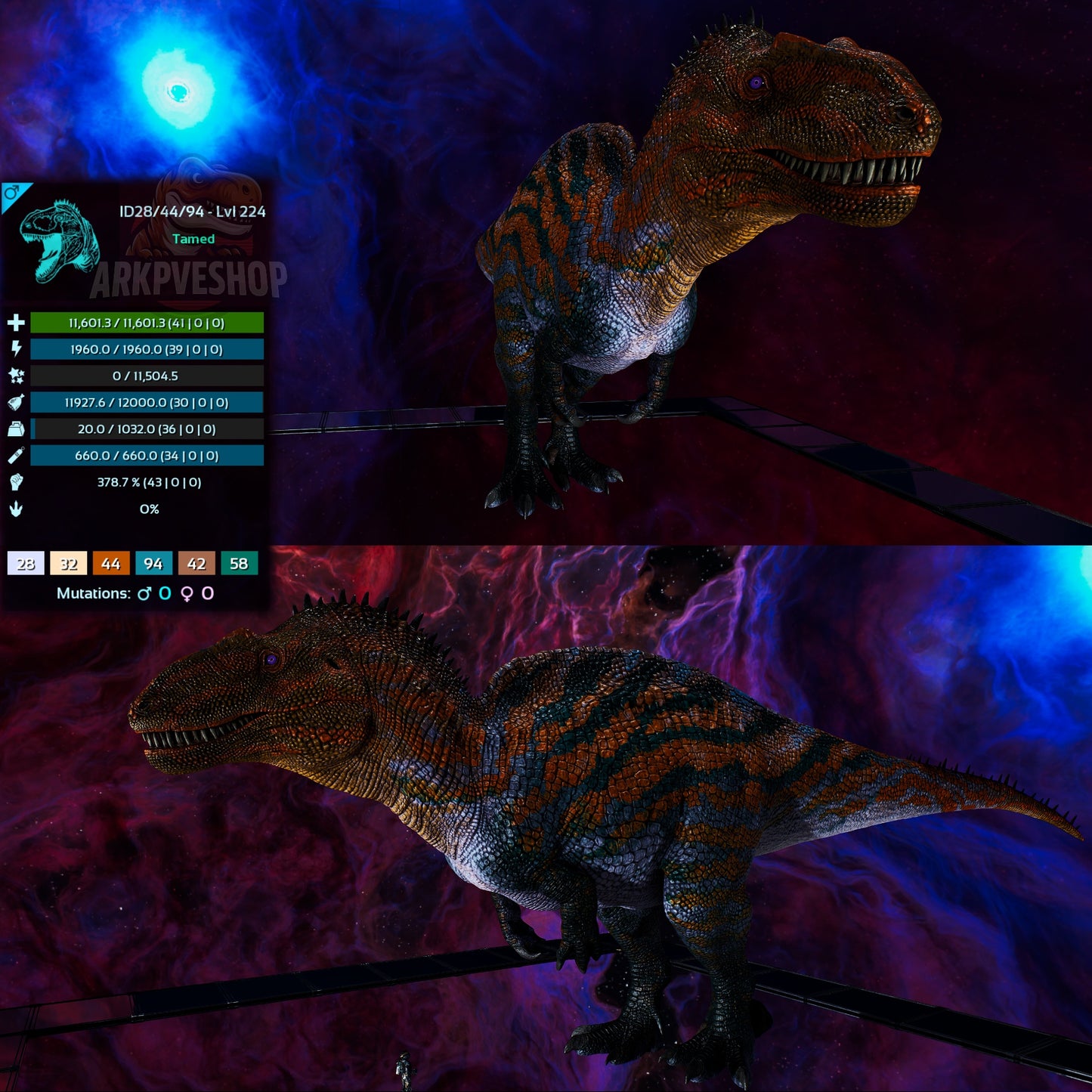 X-Acrocanthosaurus clone genesis