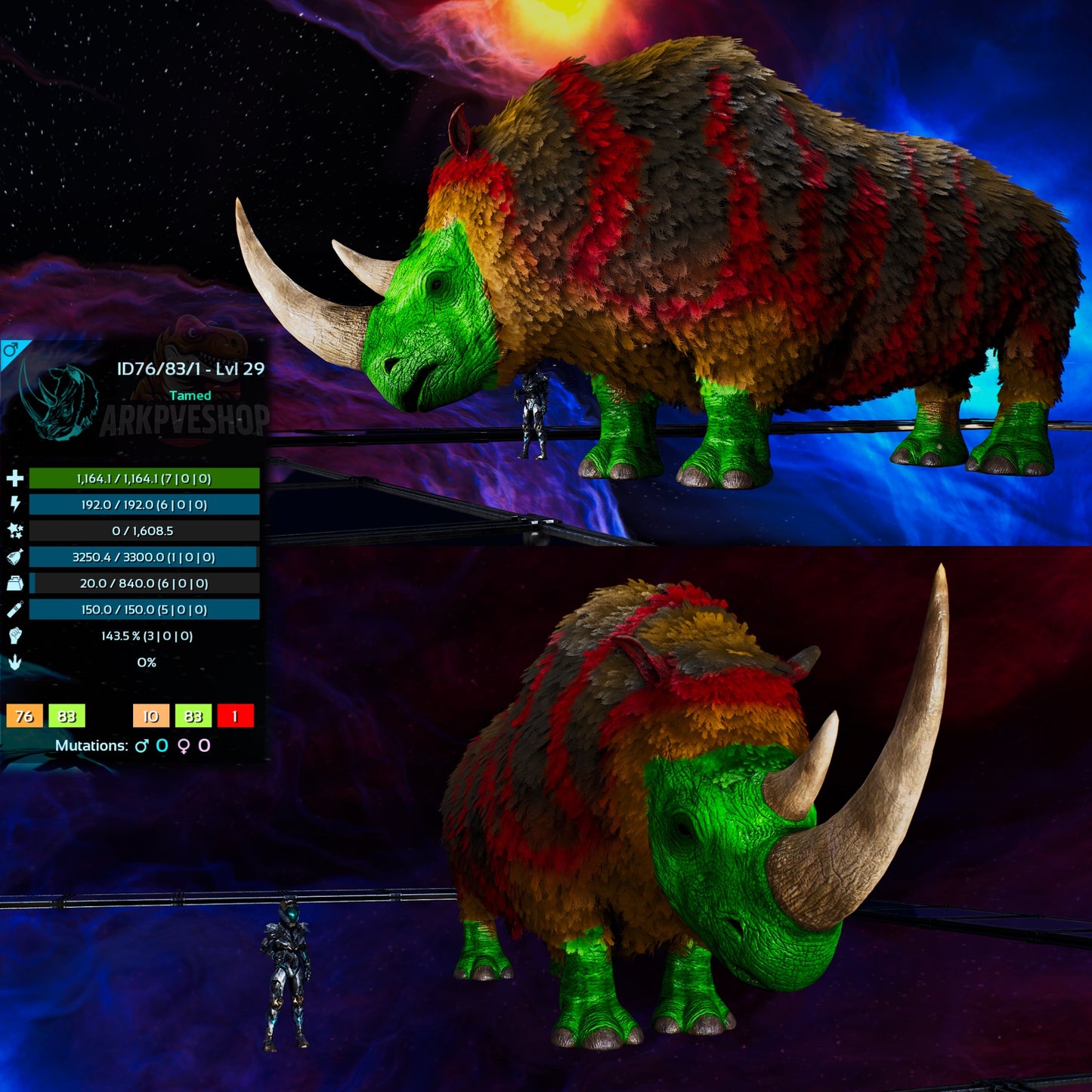 X-Woolly Rhino clone