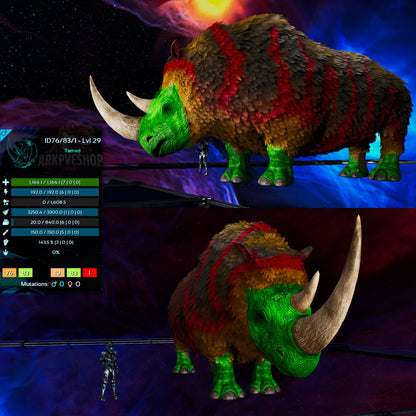 X-Woolly Rhino clone