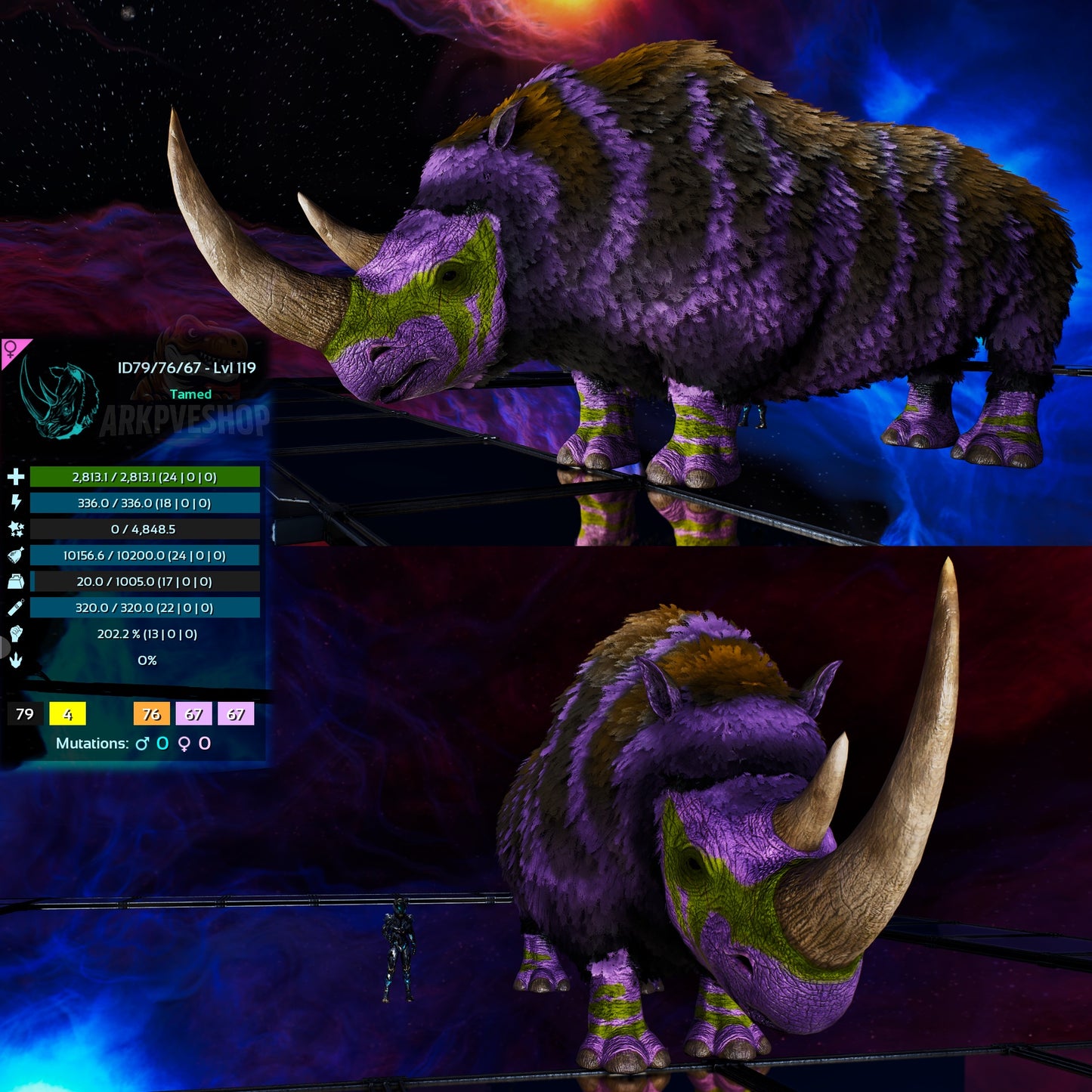 X-Woolly Rhino clone