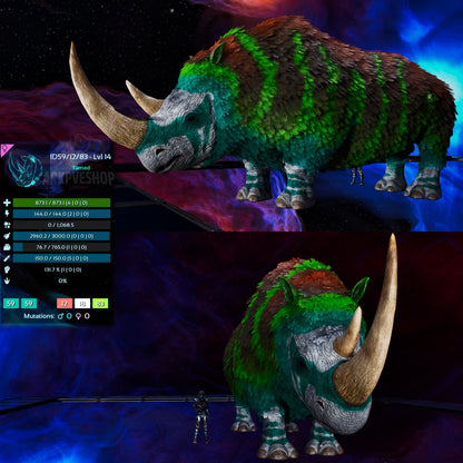 X-Woolly Rhino clone