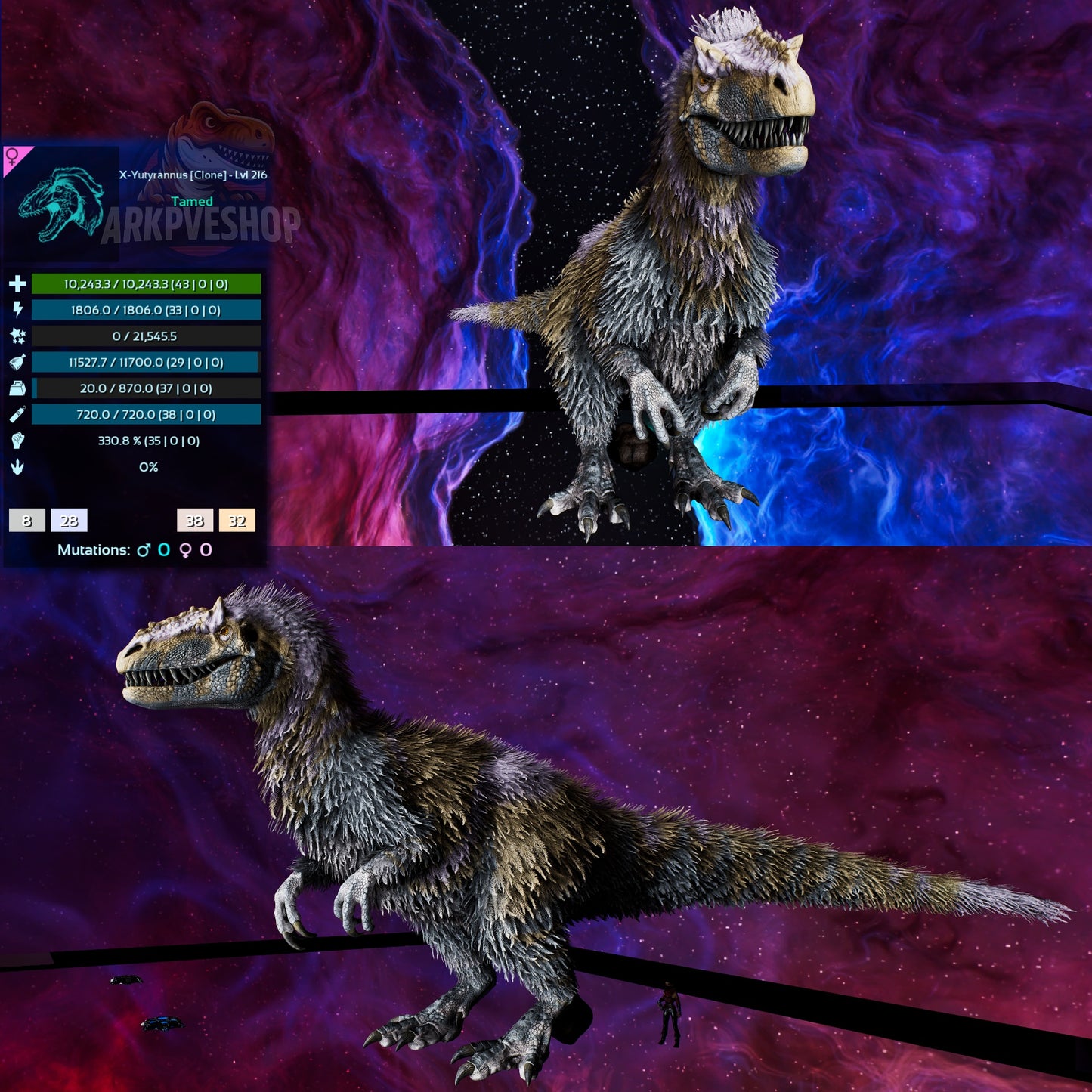 X-Yutyrannus clone