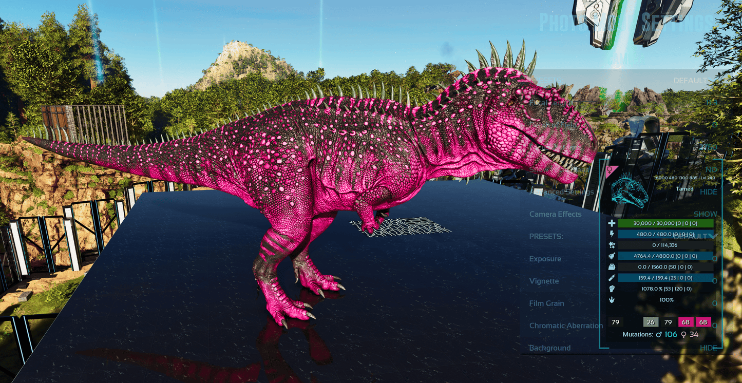 Carcharodontosaurus / Carcharo 1078dmg imprint