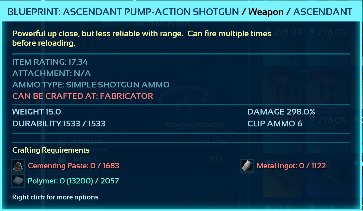 Blueprint: Pump-Action Shotgun