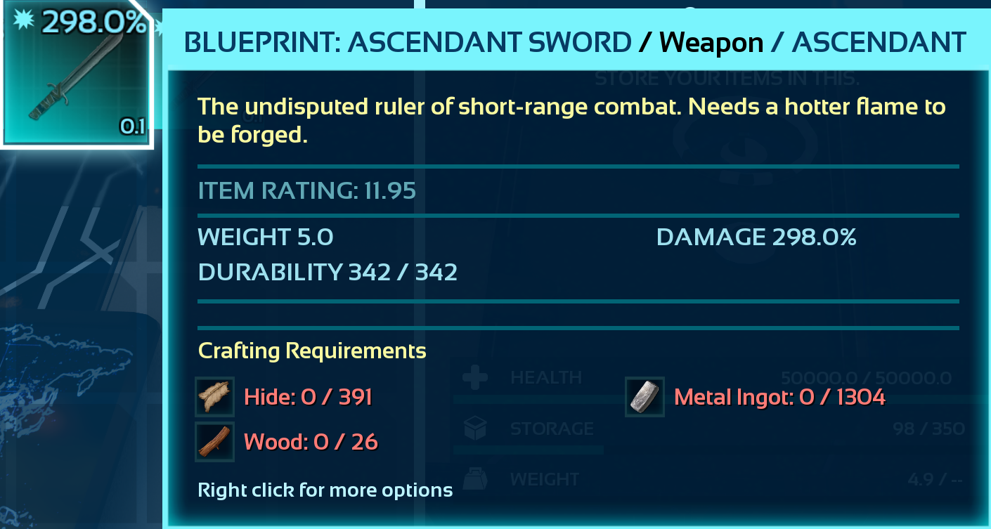 Blueprint: Sword