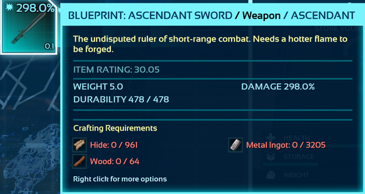 Blueprint: Sword