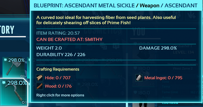 Metal Sickle Blueprints