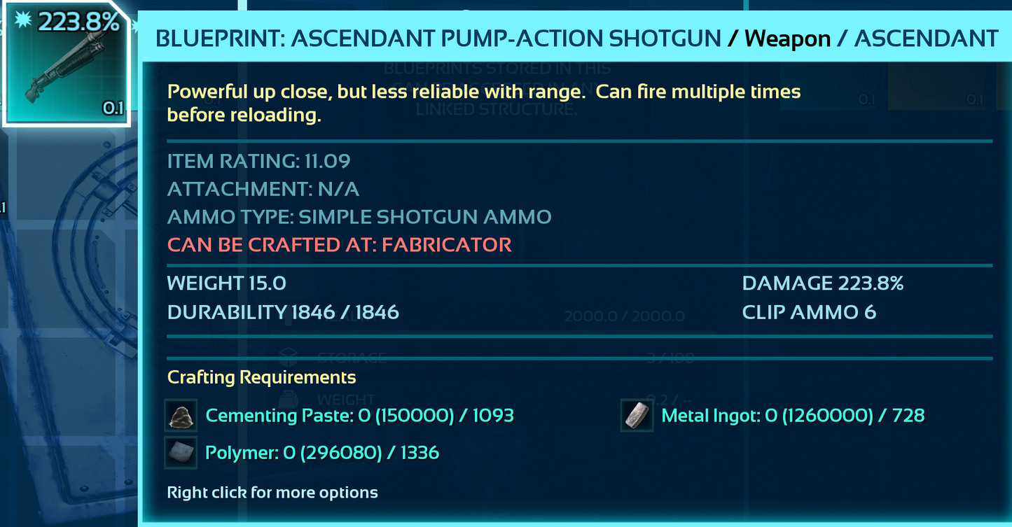 Blueprint: Pump-Action Shotgun