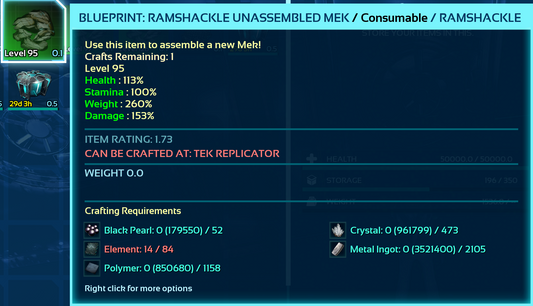 Mek Blueprint