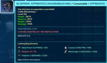 Mek Blueprint