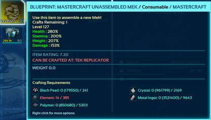 Mek Blueprint